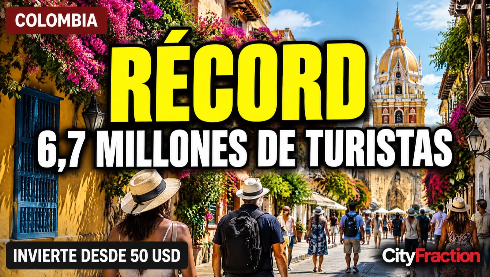 Colômbia recebeu 6,7 milhões de visitantes: o turismo que movimenta a renda