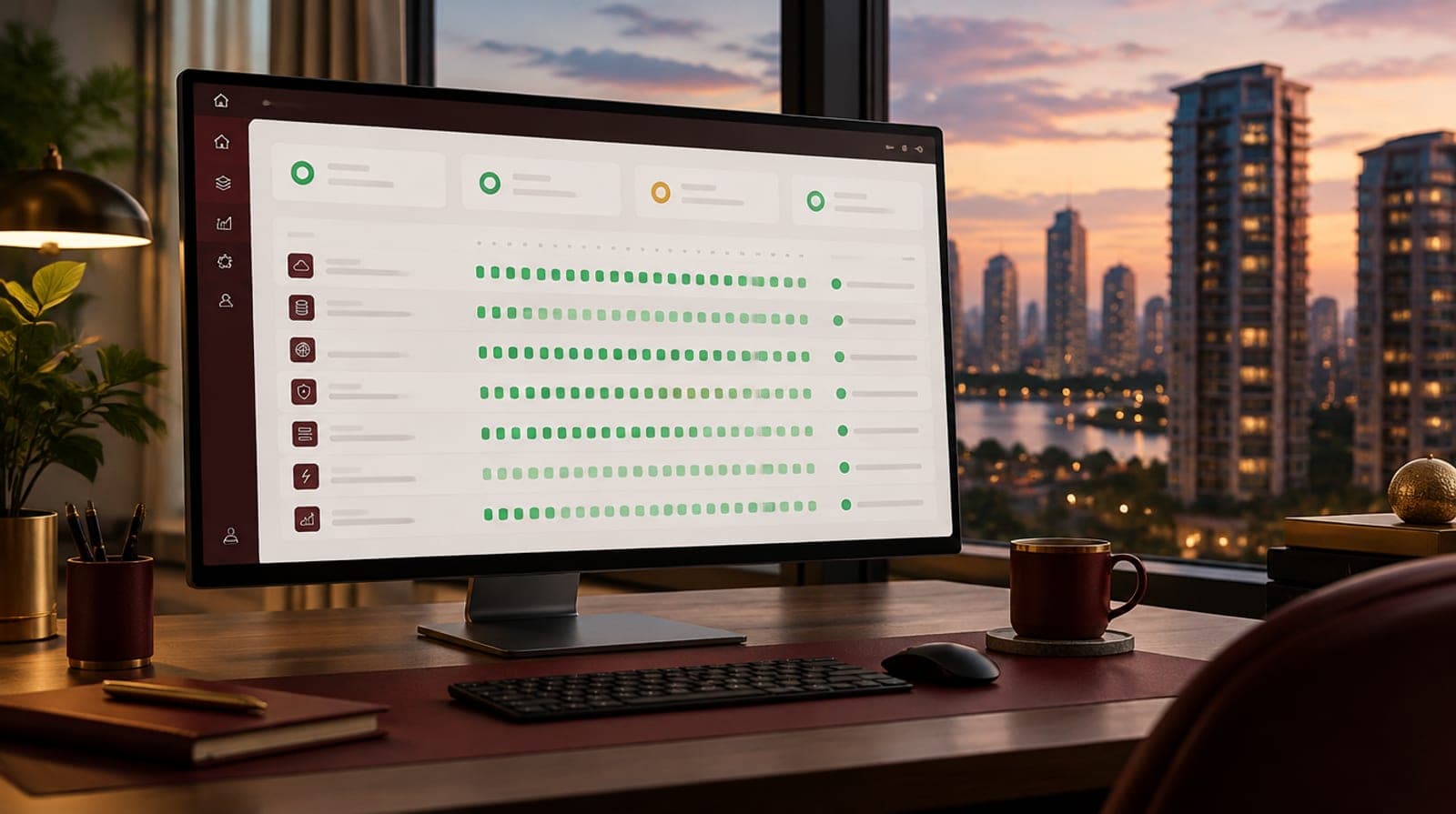 Status page: see live if everything is working
