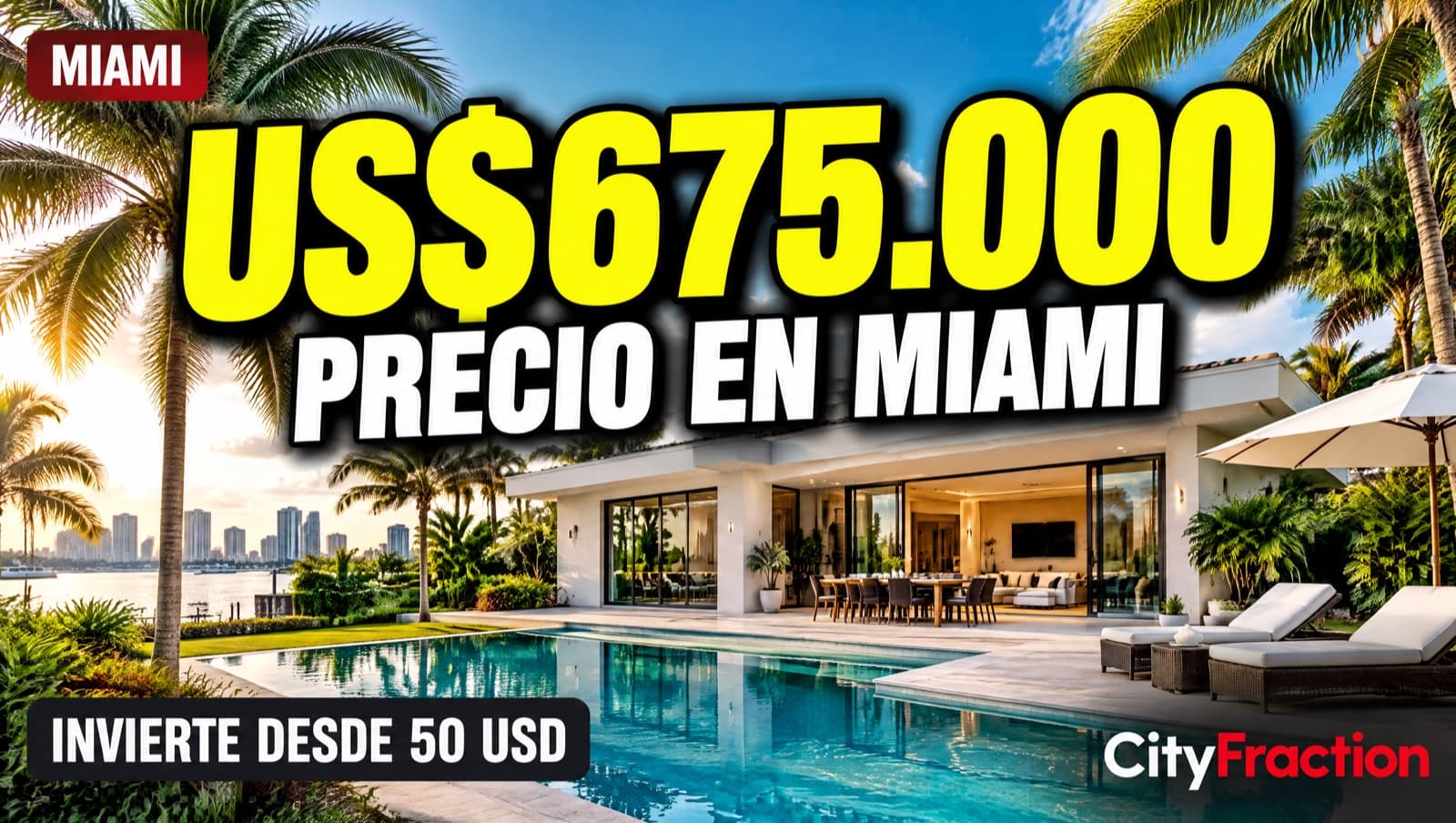 Precios de vivienda en Miami: casas en 675.000 y condominios en 430.000 dólares